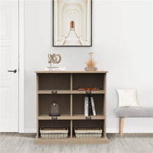 Load image into Gallery viewer, 6 Cube Wooden Freestanding Storage Bookcase
