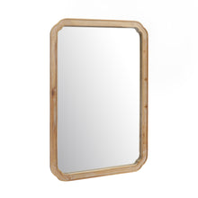 Load image into Gallery viewer, 24&quot; x 36&quot; Rounded Corner Arch Wall Mirror with Wood Frame
