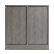 Load image into Gallery viewer, Farmhouse Liquor Wine Cabinet With Storage Ash Grey

