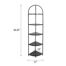 Load image into Gallery viewer, 5 Tiers Corner Freestanding Storage Shelf
