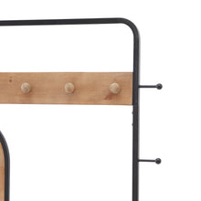 Load image into Gallery viewer, HAWOO Wide Iron Hall Tree with Shoe Storage

