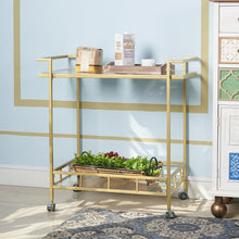 Load image into Gallery viewer, gold Bar Cart 
