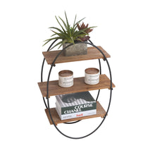 Load image into Gallery viewer, HAWOO Hanging Oval Floating Shelf
