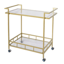 Load image into Gallery viewer, gold Bar Cart 
