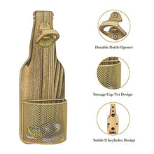 Load image into Gallery viewer, 2PCS Vintage Wooden Beer Bottle Opener Wall Mounted with Cap Catcher
