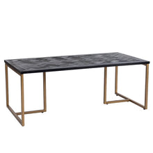 Load image into Gallery viewer, 48&#39;&#39; Black Wood Coffee Table
