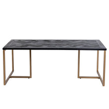 Load image into Gallery viewer, 48&#39;&#39; Black Wood Coffee Table
