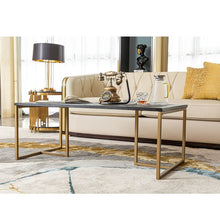Load image into Gallery viewer, 48&#39;&#39; Black Wood Coffee Table
