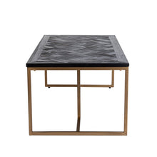 Load image into Gallery viewer, 48&#39;&#39; Black Wood Coffee Table
