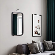 Load image into Gallery viewer, Brushed Metal Frame Accent Wall Mirror
