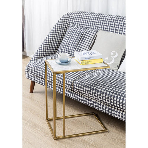 C Shaped Couch Side Table