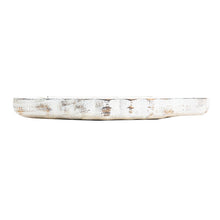 Load image into Gallery viewer, White Decorative Tray Leaf Design
