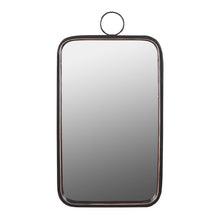 Load image into Gallery viewer, Black Classic Rectangle Wall Mirror, 12&quot; X 1.6&quot; X 20.3&quot;
