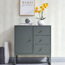 Load image into Gallery viewer, Herny 1 Door Accent Cabinet - Dark Gray
