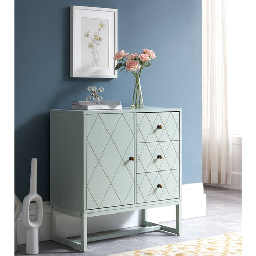 Herny 1 Door Accent Cabinet - Sage Green