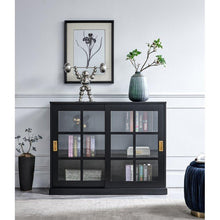 Load image into Gallery viewer, 2 - Door Accent Cabinet - Black, Black/White
