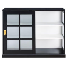 Load image into Gallery viewer, 2 - Door Accent Cabinet - Black, Black/White
