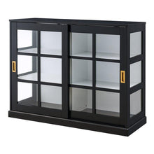 Load image into Gallery viewer, 2 - Door Accent Cabinet - Black, Black/White
