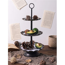 Load image into Gallery viewer, Kleiman Distressed Galvanized Tiered Stand

