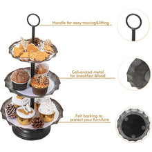 Load image into Gallery viewer, Kleiman Distressed Galvanized Tiered Stand
