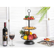 Load image into Gallery viewer, Kleiman Distressed Galvanized Tiered Stand
