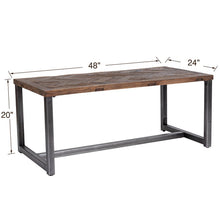 Load image into Gallery viewer, 48&#39;&#39; Rustic Wood Coffee Table
