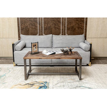 Load image into Gallery viewer, 48&#39;&#39; Rustic Wood Coffee Table
