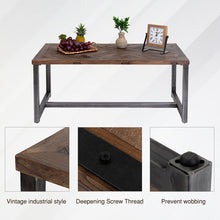 Load image into Gallery viewer, 48&#39;&#39; Rustic Wood Coffee Table
