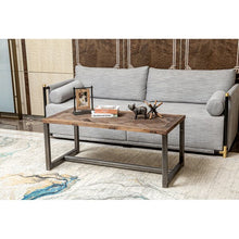 Load image into Gallery viewer, 48&#39;&#39; Rustic Wood Coffee Table

