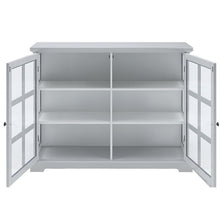 Load image into Gallery viewer, accent cabinet with windows doors 
