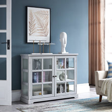 Load image into Gallery viewer, accent cabinet, bookcase, white
