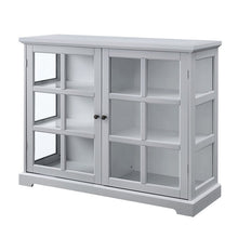 Load image into Gallery viewer, accent cabinet with windows doors 
