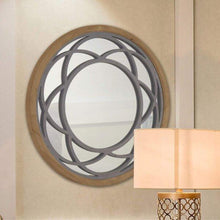 Load image into Gallery viewer, Rustic Round Decorative Wall Mirror 
