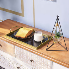 Load image into Gallery viewer, Decorative Black food Trays
