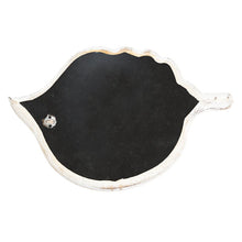 Load image into Gallery viewer, White Decorative Tray Leaf Design, Farmhouse Serving Tray
